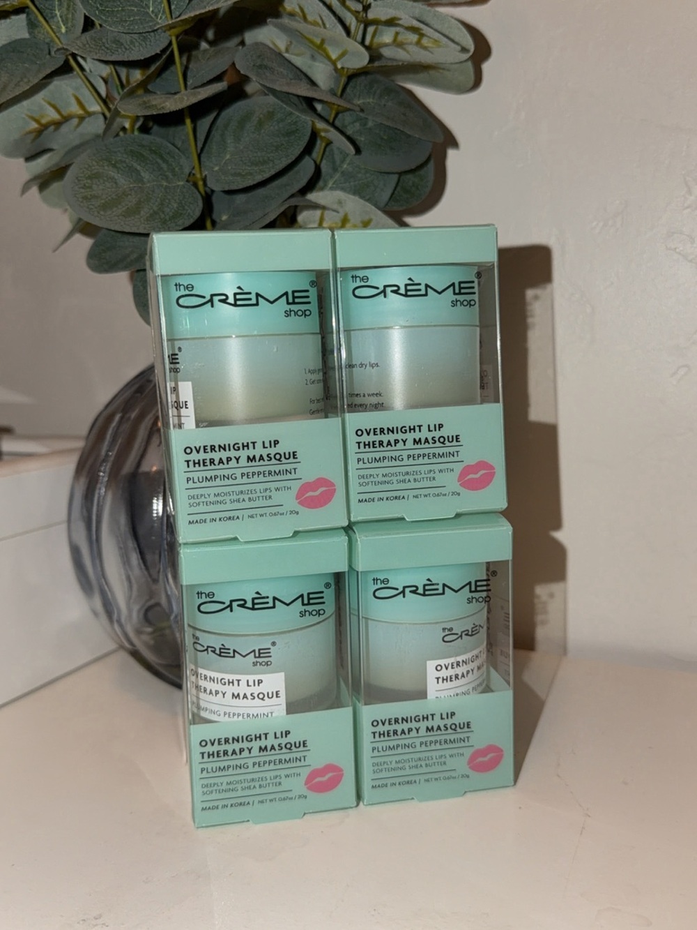 The Crème Shop Overnight Lip Therapy Masque - Peppermint (Mint Green)